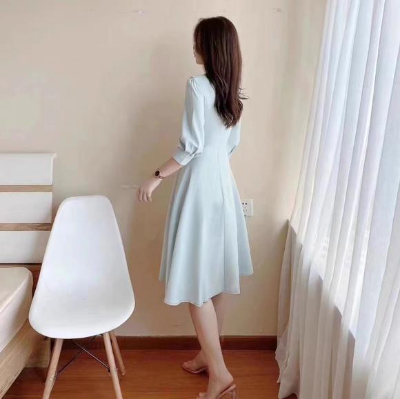 Fairy Long Sleeve Sky Blue Dress - Picture 11 of 11